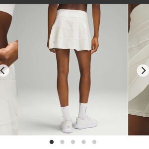 Lululemon Pace Rival Skirt, Bone, Long, size 6, NWOT. Tennis.